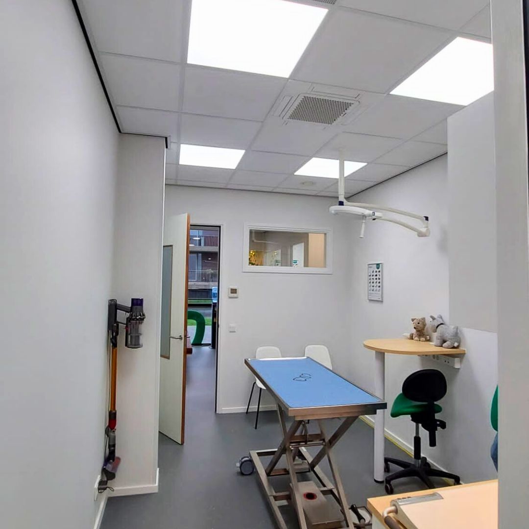 VetLed inbouw LED paneel - Optimaal licht in voor de behandelkamers van dierenartsen en dierenklinieken